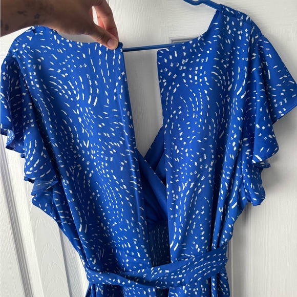 DKNY Blue Patterned Dress - Picture 7 of 7